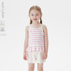 【凉感】马克珍妮女童多彩条纹清凉花边吊带2025年夏装新款550783 商品缩略图0