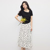 【专属特价】熙世界夏日绝美穿搭套装女2025年新款短袖T恤a字波点半身裙两件套 商品缩略图4