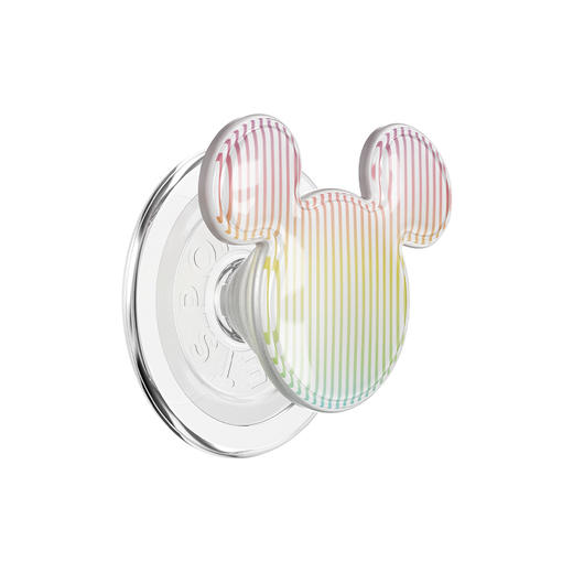 【晴空米奇】彩虹光线米奇·MagSafe圆啪嗒 MAGSAFE磁吸手机气囊支架 Round圆啪嗒系列 彩虹色 条纹 商品图0