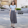 【周末秒杀】熙世界休闲山本裙裤女夏季薄款2025新款宽松小个子八分a字阔腿裤 商品缩略图2