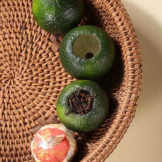 益柑柠丨东甲小青柑 2023年东甲小青柑+2017年勐海布朗山宫廷熟普 300g 商品图5