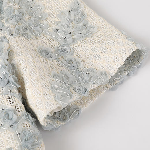 奢姿大码女装2025夏季气质简约圆领裙子胖妹妹时尚鱼尾摆连衣裙9952853385 商品图3