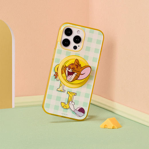 【奶酪大战】奶酪野餐垫 猫和老鼠联名系列 POPCASE手机壳 MagSafe Popcase磁吸款 绿色 猫和老鼠 格纹 iPhone 15/14/13 商品图1