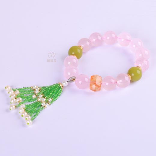 【浪漫粉樱】粉水晶流苏手串ZX2503066 商品图2