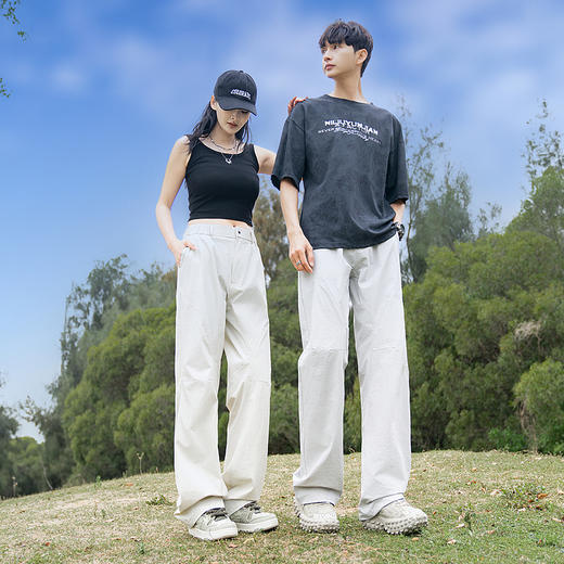 鸟家同款面料！【Schenvega--情侣款山系户外冰感速干裤】版型显高显瘦、细节品质满分、一件裤子10大防护=防晒+透气+抗jun+轻便+耐磨+凉感+吸湿+排汗+速干+抗皱！ 商品图2