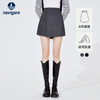 纳维凯尔Navigare意大利小帆船高腰显瘦a字裙裤女黑色休闲短裤设计感裤子2332003501 商品缩略图0