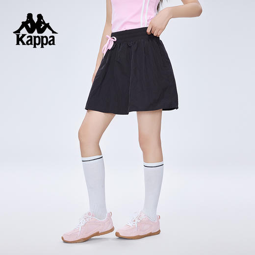 Kappa卡帕背靠背2025新款夏季女运动短裙户外休闲裙子训练网球裙KPDJBQQ10 商品图3