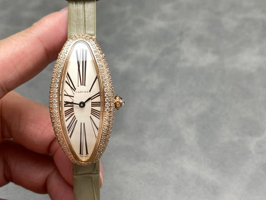 要优雅也要力量 带刺的卡地亚 浴缸 “榴莲” 卡地亚浴缸系列Cartier Baignoire Allongee Medium Size：长度47mm 宽度21mm ➕正品original原版开模❕❕ 商品图0