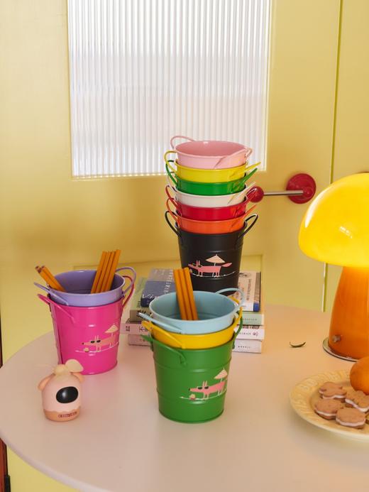 杂物救星【Scion小狐狸铁艺收纳桶】收纳届小精灵 可以DIY的桌面收纳桶 宝藏好物 商品图0