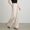 【五折购】熙世界宽松bf慵懒风通勤西装阔腿裤女夏薄款垂感窄版休闲直筒长裤 商品缩略图3