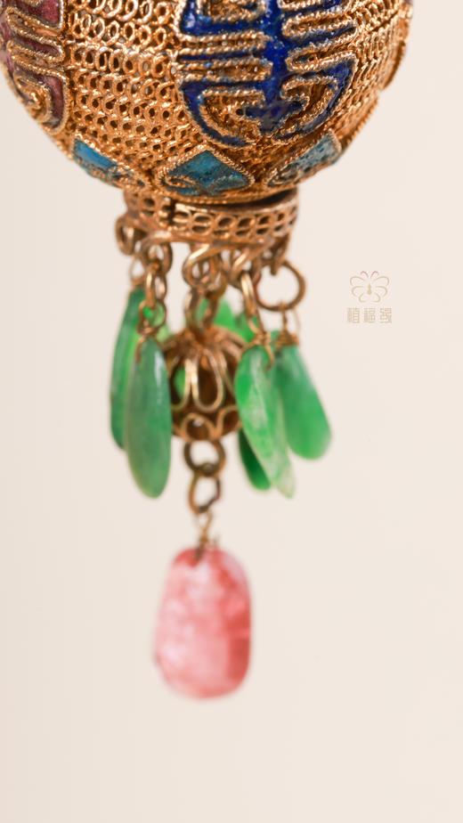 【寿喜】团寿宫灯老银耳夹YS2503020 商品图5