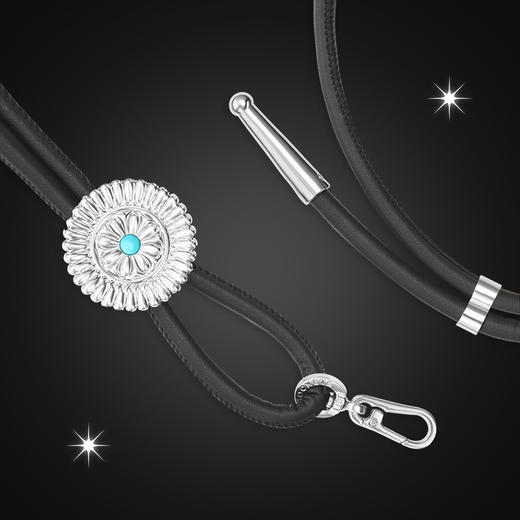 【自由暮色】银石花·手机背带 Wristlet&Strap手机绳链 Strap手机背带系列 白色 植物花卉 商品图1