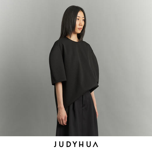 JUDYHUA 纯粹系列弧形袖T恤 商品图3