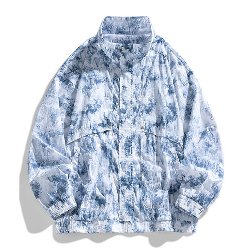 【DJR】大依优型大码男装立领防晒衣皮肤衣薄款清凉防晒服透气男夏季外套上衣 商品图3