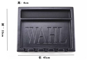华尔推剪垫子BARBER复古油头电推子托盘WAHL防滑垫收纳盒