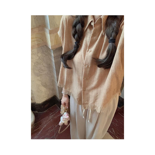 金蘑菇菇 博尔盖塞美术馆 看展套组/设计感娃娃领上衣 商品图5