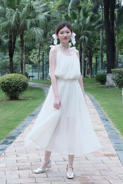 SUMMER & SAGE 仙气薄款气质吊带半裙套装 18272 商品图2