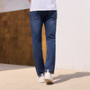 半身缘男裤 夏季舒适修身显高百搭透气耐磨牛仔裤252101M10103727 商品缩略图4