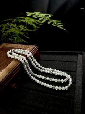 6mm冰绿翡翠珠链