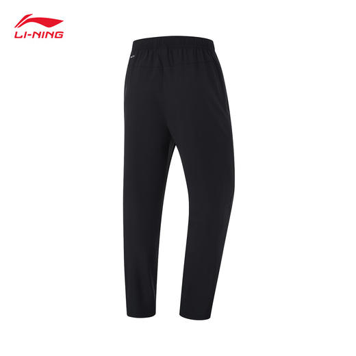 李宁健身系列男子直筒冰感舒适凉爽针织运动裤 黑色AKYU413 商品图1