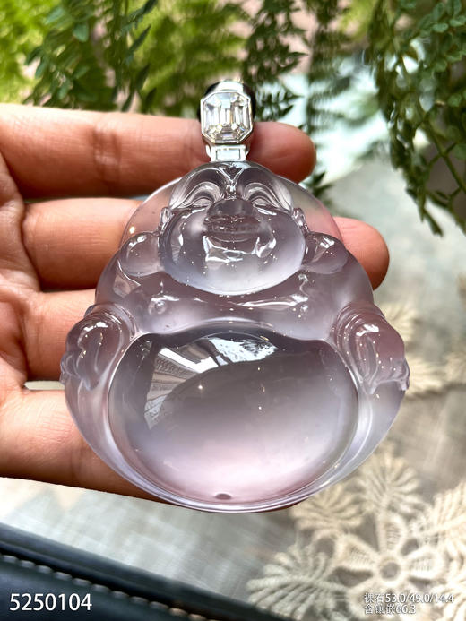 玻璃种佛公吊坠【5250104】具体价格微信咨询 商品图6