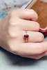 0.58ct刻面红宝石戒指 商品缩略图3