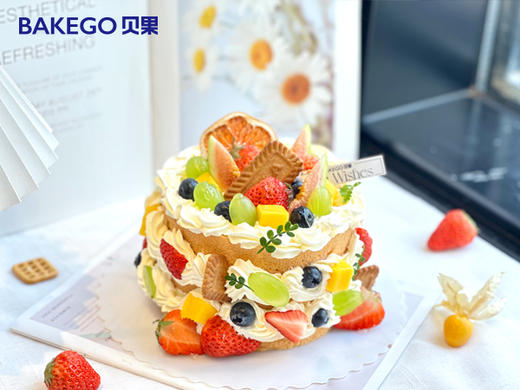 《水果嘉年华》水果动物奶油蛋糕 商品图0