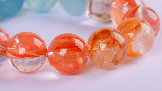 【海上日出】海蓝宝幽灵手串ZX2503063 商品图5