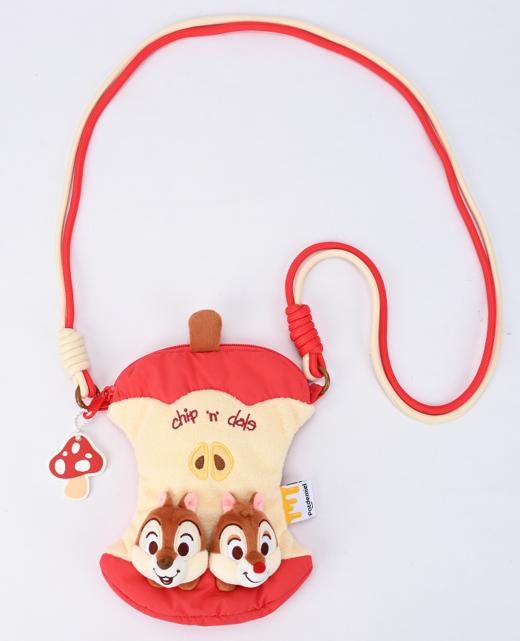 迪士尼奇奇蒂蒂“来一口”苹果斜挎包 商品图0