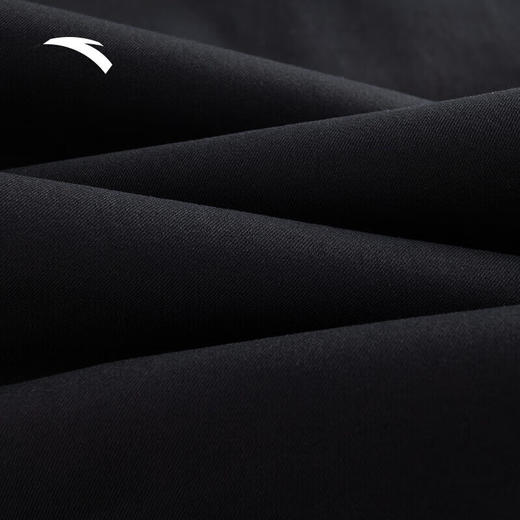 安踏（ANTA）欧文系列梭织休闲长裤男女款运动裤子宽松弹力阔腿裤172511504 基础黑-3 商品图4