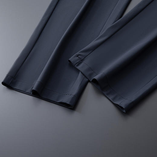 【冰丝弹力】【DDP】大依优型大码商务休闲裤直筒长裤男舒适弹力休闲商务简约百搭加肥加大男装 商品图7