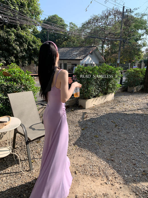 Read Nameless /紫色韵味吊带长裙 2025/4/28 商品图3