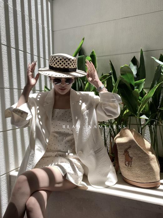 Read Nameless /高级麻料白西装+麻料波点背心裙 2025/4/28 商品图11