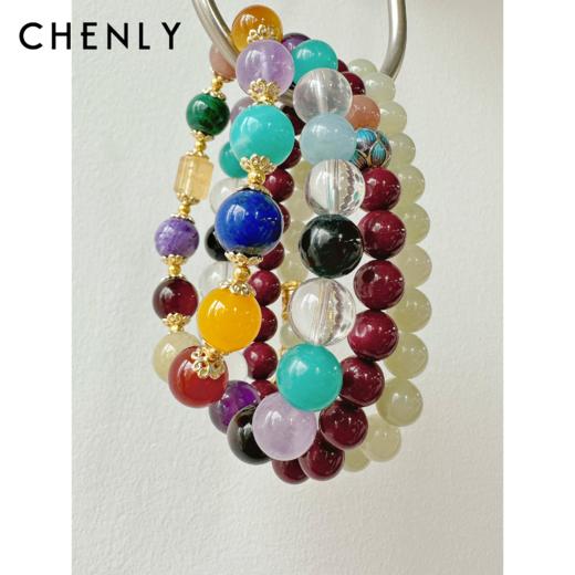 尘衣｜25春夏四季流光天然宝石水晶手串系列 商品图0