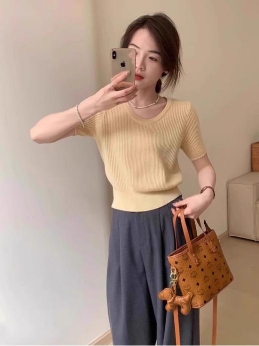 🔥夏日短袖天花板!夏季短T 冰感体验✨ 【夏日短袖天花板】韩系冰丝短袖 ✅NO.1逆天柔软触感让每个细胞都自在呼吸! X官售¥148 开团 🍎 49.9 包邮  商品图2