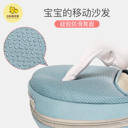 母婴用品-婴儿背带新生儿宝宝前横抱式透气抱娃腰凳坐凳多功能 商品图3
