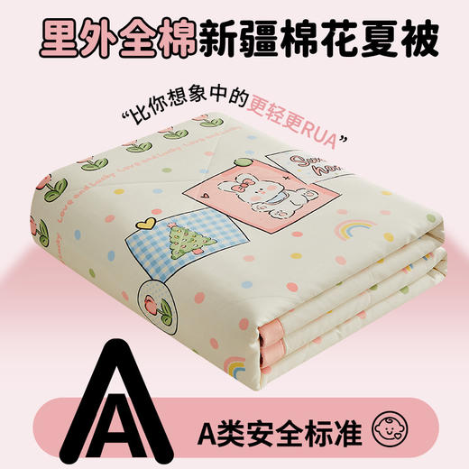 三泰龙 小清新纯棉夏凉被四件套夏季全棉棉花空调被 商品图7