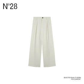 【破价】极简风高腰透气裤子百搭气质垂感直筒通勤西装长裤阔腿休闲裤895111K067