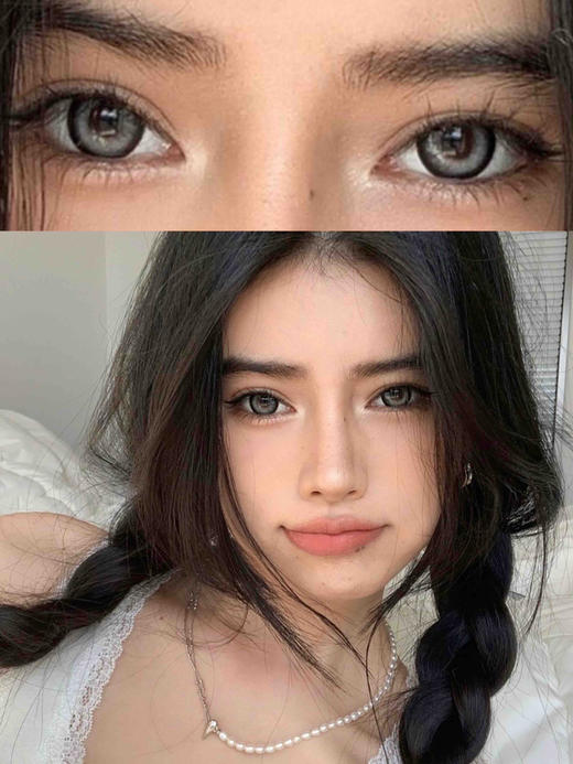 【日抛美瞳】 虎纹鲨Sincecon  |  大直径14.5，着色直径13.9 基弧8.8 含水43％  |【同品牌多盒购买更划算，具体活动可以咨询在线客服】大直径混血日抛 商品图0