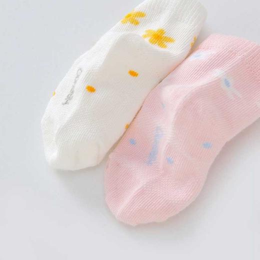 英氏儿童松口袜子女宝2双装2021春季新款婴儿四季袜YIWAJ11032A01 商品图3