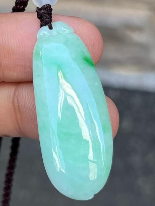 【云意轩翡翠】编号：6621 糯冰绿底翡翠福瓜  天然翡翠 附证书 商品图0