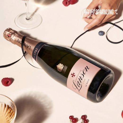 Lanson Le Rose Label Brut 兰颂桃红天然型香槟 商品图0