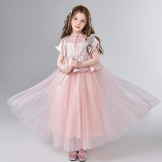 笛莎Deesha 童装女童连衣裙女童夏季公主蓬蓬纱裙 商品图1