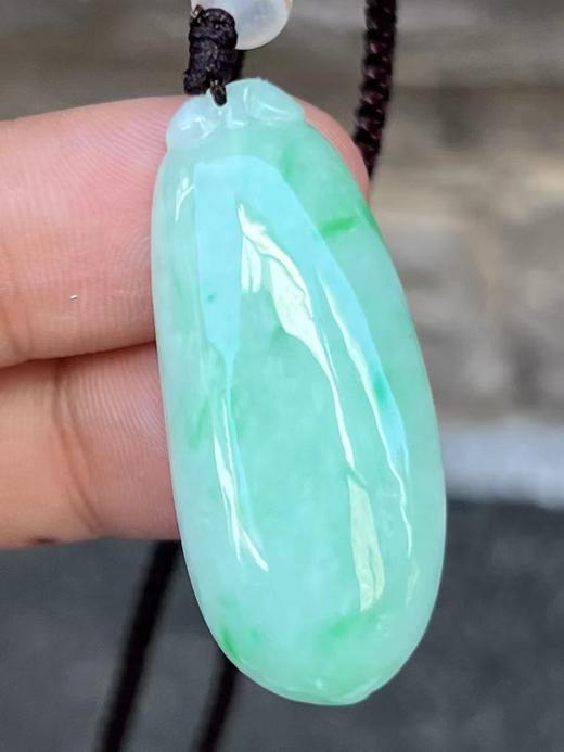 【云意轩翡翠】编号：6611 糯冰绿底翡翠福瓜  天然翡翠 附证书 商品图1