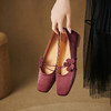【预售5天】平底法式花朵浅口单鞋女真皮软底豆豆鞋奶奶鞋玛丽珍鞋YS&YSL4188A 商品缩略图1