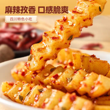 蜀道香狼牙土豆150g烧烤味 四川特产 麻香辣洋芋素食休闲零食品风味小吃 商品图4