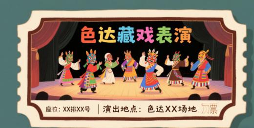 公益非遗藏戏表演票 商品图0