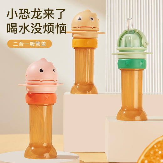 💥【16.5带走】出游必备！儿童宝宝便携喝水神器防呛水瓶盖矿泉水吸管盖水瓶转换嘴头帽通用 商品图0