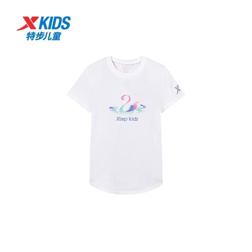 特步儿童女小童短袖针织衫676224013 商品图3