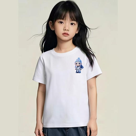 19.9清仓【100%棉】男童女童 （侧标-敖丙）哪吒印花T短袖2025-喜出 商品图2